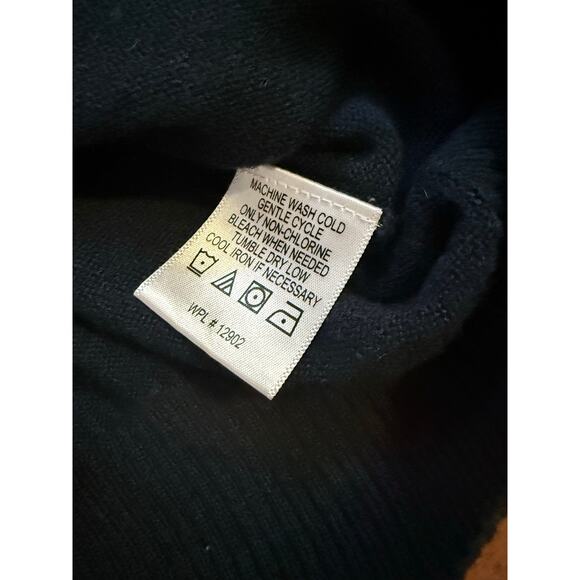 Men’s Tricots St Raphael Blue 1/4 Zip Sweater Size Large - Picture 7 of 7